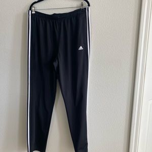 Adidas Men’s Black Joggers 3 stripes